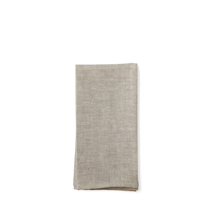 R+D.LAB Linen Hopsack Napkins Natural Grey