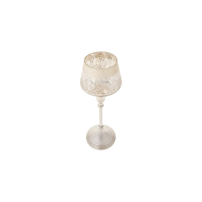 LUCCA ŞAMDAN TEALIGHT MUMLUK AN, SILVER