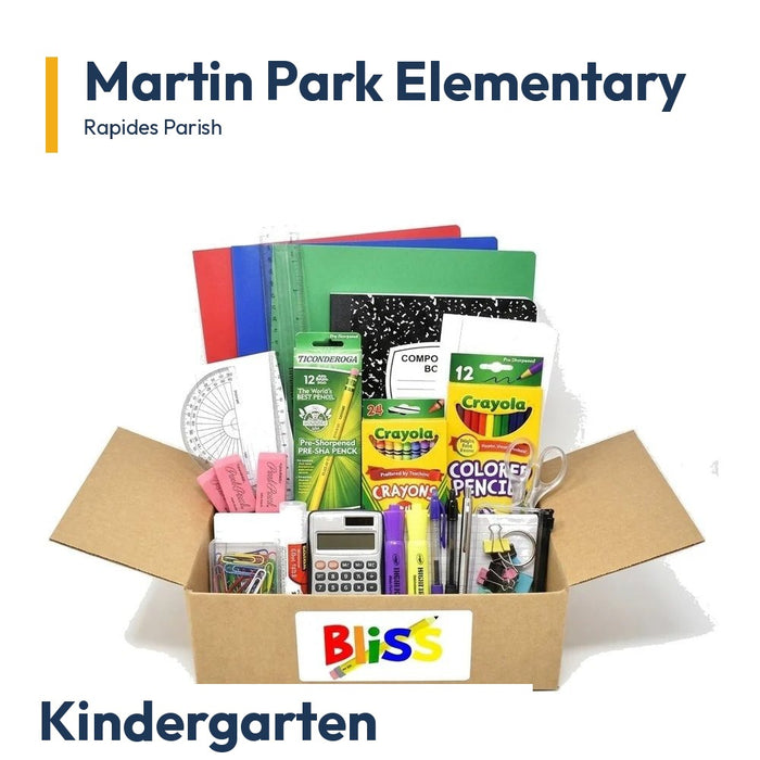 Martin Park Elementary Kindergarten School Supply Kit