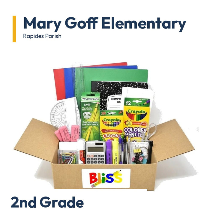 Mary Goff Elementary 2nd Grade School Supply Kit