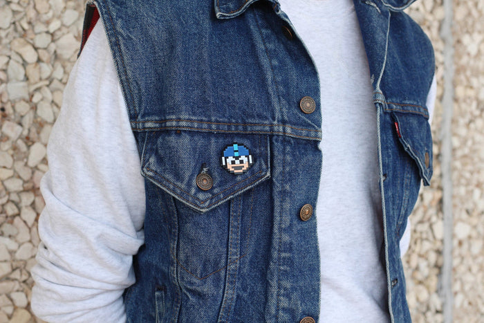 Mega Man 1-Up Enamel Pin