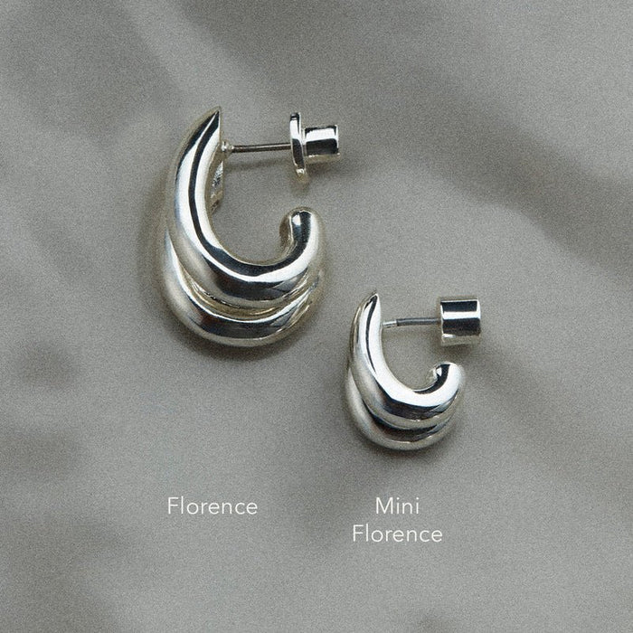Mini Florence Earrings in Gold