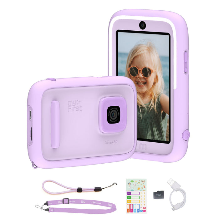 myFirst Camera 50 - 50MP Kids Camera - Purple | 256-FC4001SA-PE01