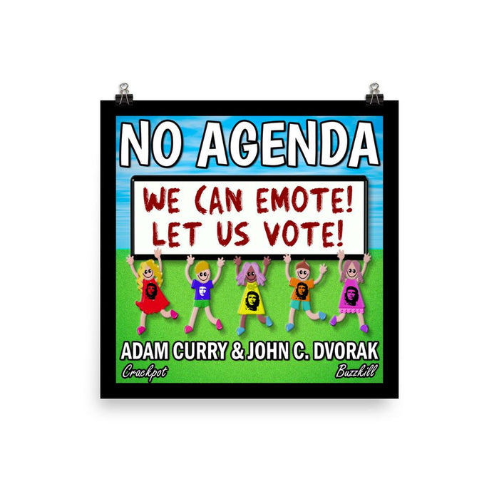 NO AGENDA 1168 - cover art poster print