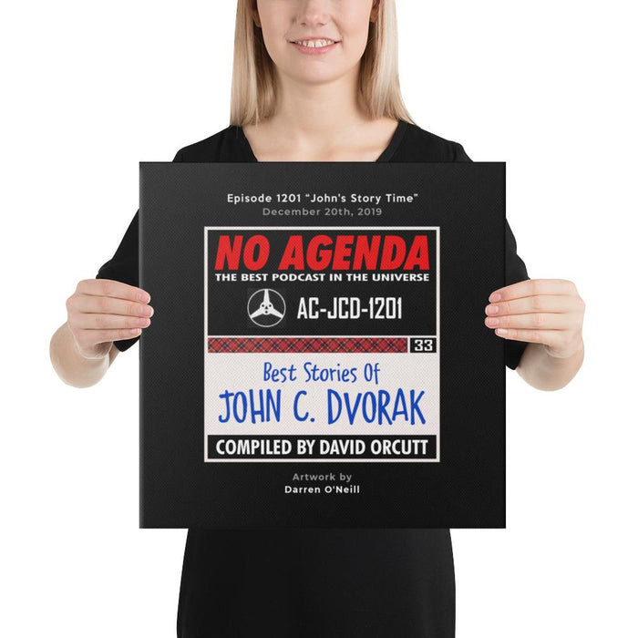NO AGENDA 1201 - customizable canvas cover art