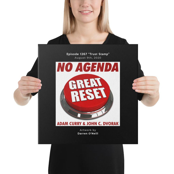 NO AGENDA 1267 - customizable canvas cover art