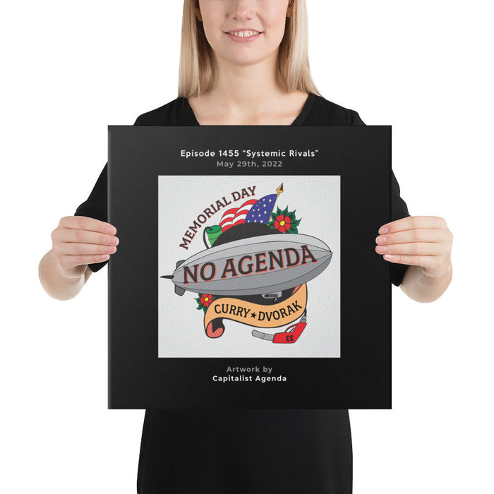 NO AGENDA 1455 - customizable canvas cover art
