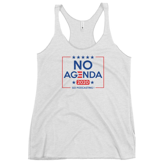 Heather White / Red Blue / XS
