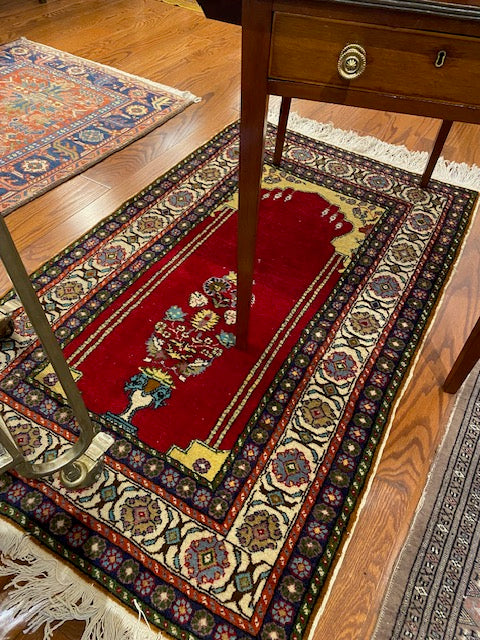 Oriental Prayer Rug.