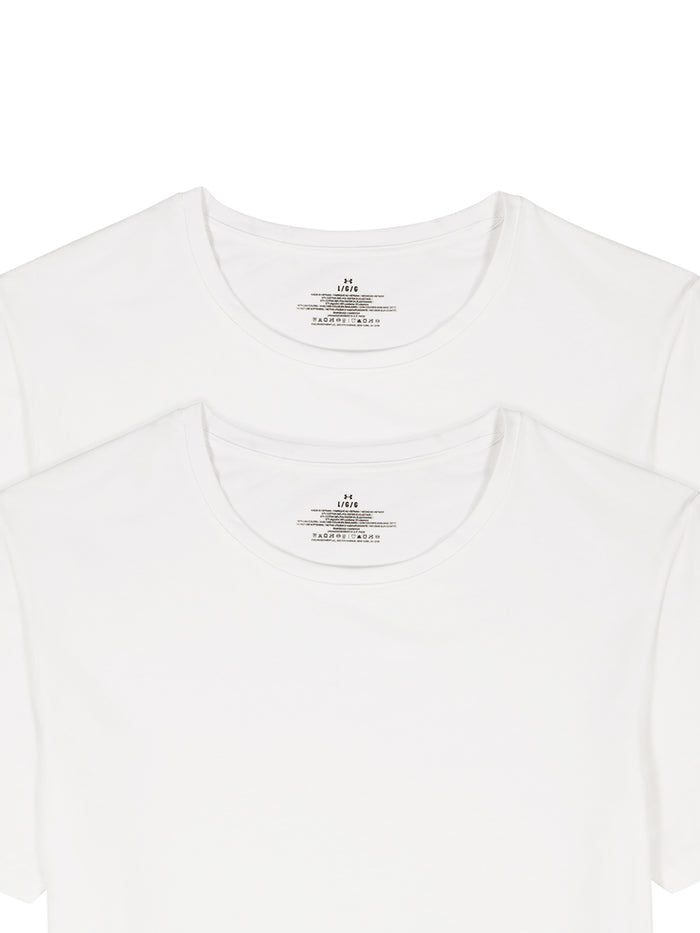 Camiseta manga corta de algodón para hombre 2pk Under Armour