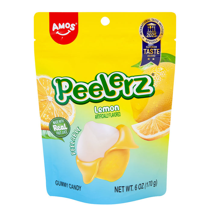 Peelerz Gummy Lemon Candy Bags - 12 Count