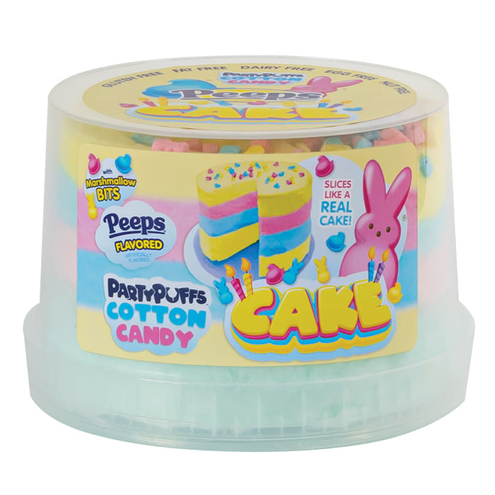 Peeps Cotton Candy Cake Flavored Puff Treats - 6 Count