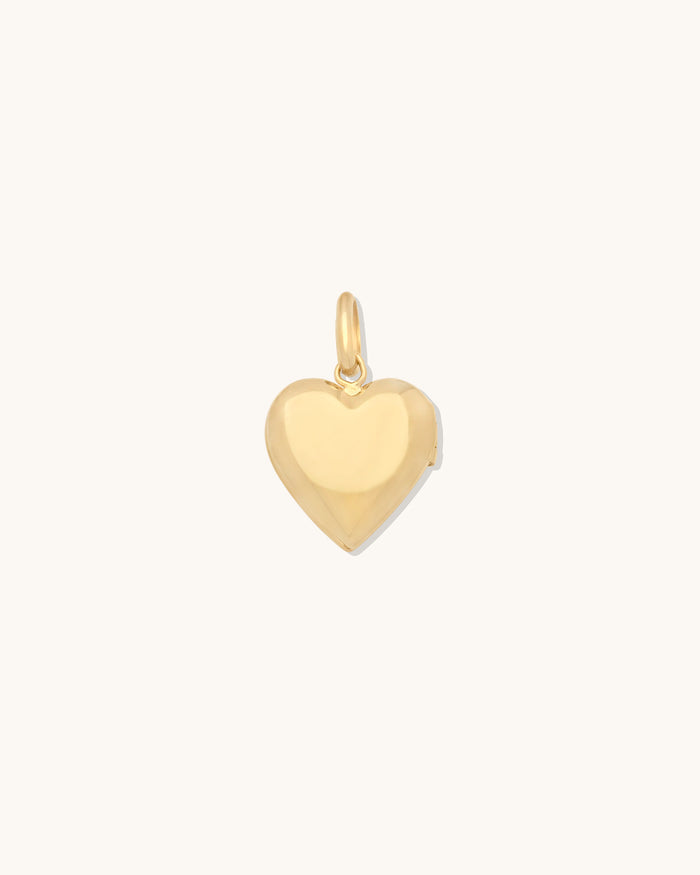 Petite Floral Heart Locket
