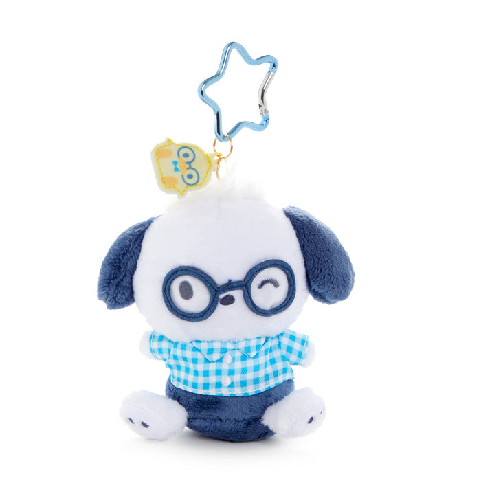 Pochacco Plush Mascot Keychain (Glasses Series) Accessory Global Original