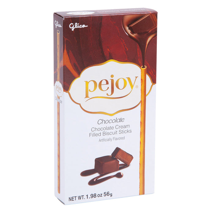 Pocky Pejoy Chocolate Cream Filled Biscuit Sticks - 10 Count