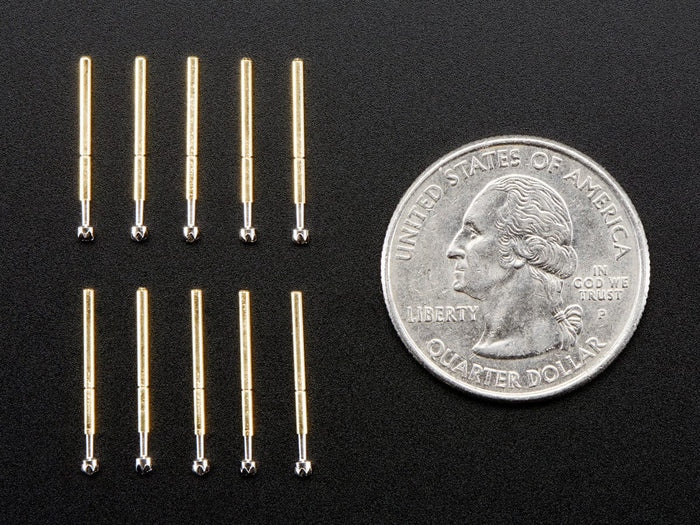 Pogo Pins "Spear Head" (10 pack) (P75-LM3) by The Pi Hut - The Pi Hut