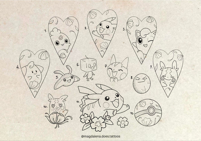 Pokemon inspired designs by Magda (Part 2)