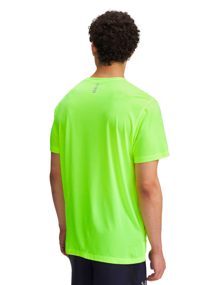 Polera Manga Corta Running para Hombre Launch Amarillo Under Armour