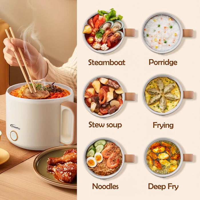 PowerPac 1.7L Multi Cooker steamboat noodle cooker (PPJ3070)