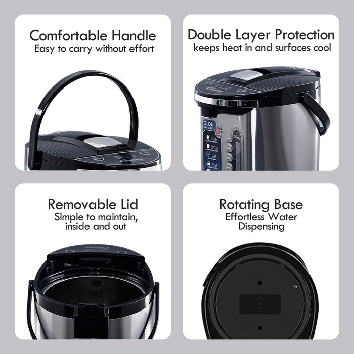 PowerPac 6L Electric Airpot, Instant Hot Water Dispenser(PPA70/6)