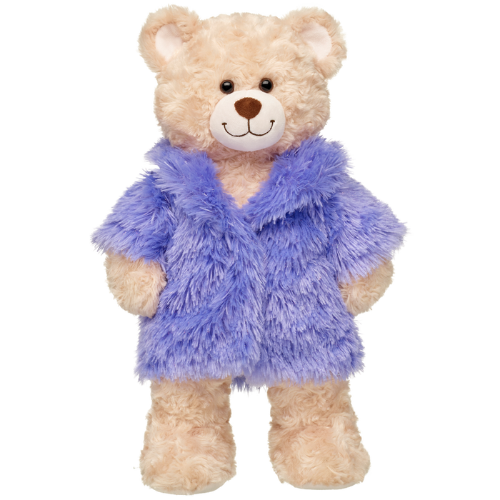 Purple Faux Fur Jacket