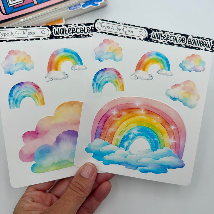 Rainbow Jumbo Journaling Sticker Pocket