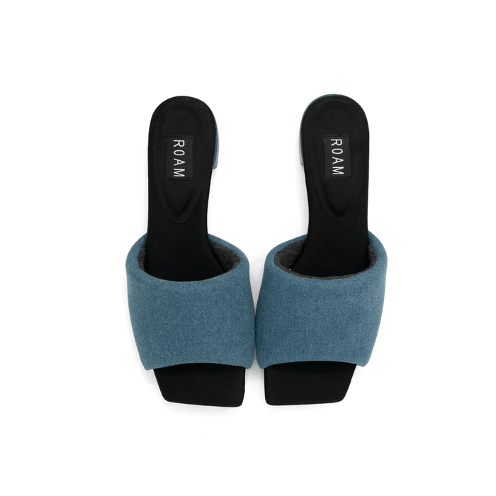 Roam Denim Square Heel