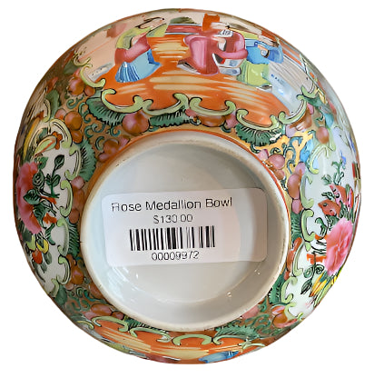 Rose Medallion Bowl.