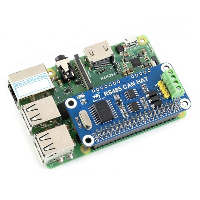 RS485 CAN HAT for Raspberry Pi by Waveshare - The Pi Hut