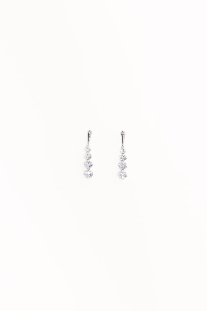 Petal and Pup USA ACCESSORIES Selene Earrings - Silver One Size