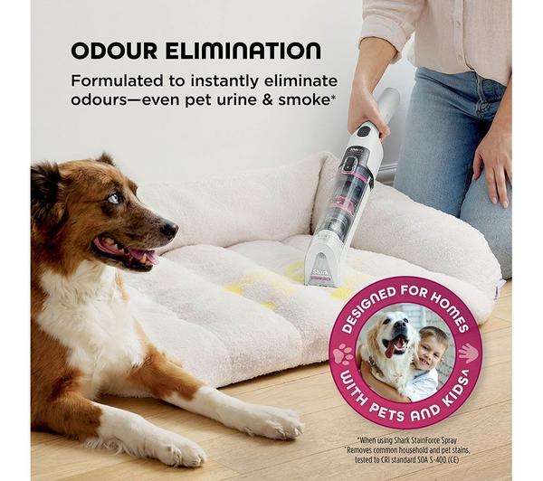 Shark StainForce Cordless Stain-Destroying Spot Cleaner – Grey/Orange – view 8
