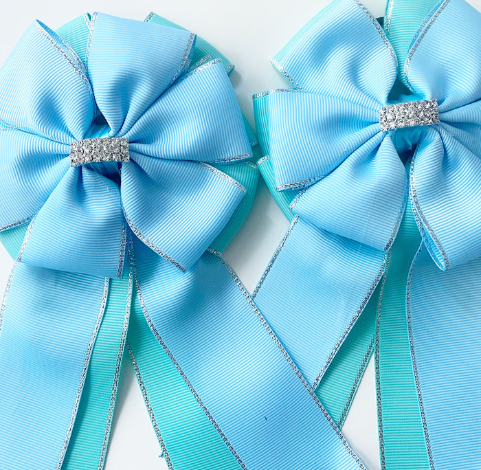 🤩 Show Bows: Baby Blue on Tiffany