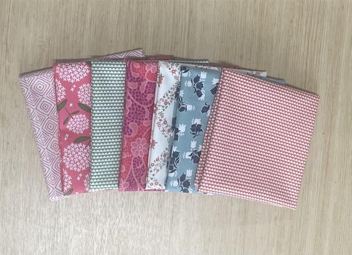 Springtime Stitches Fat Quarter Fabric Bundle