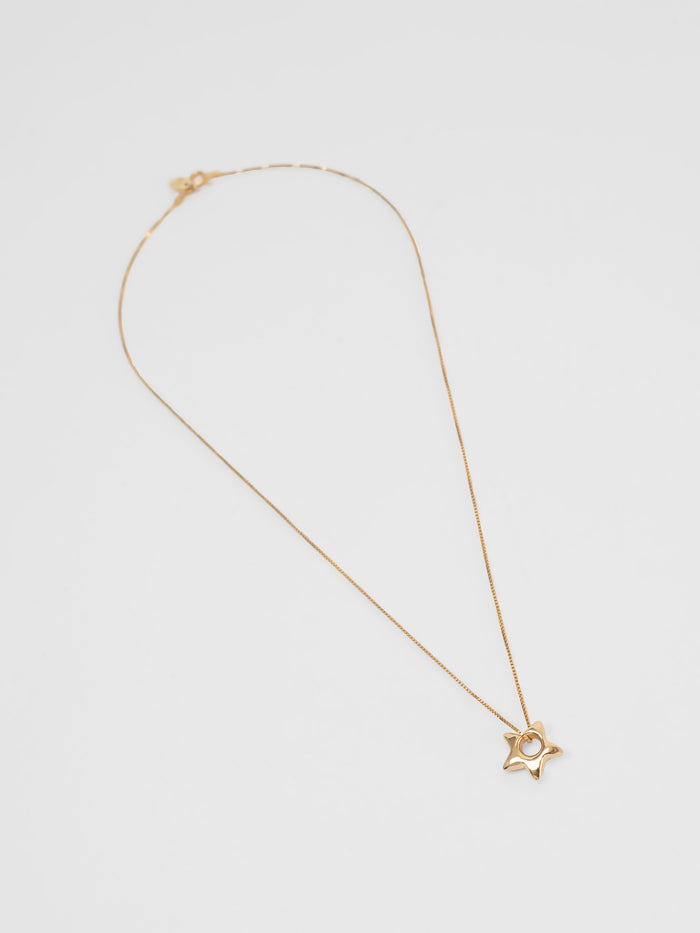 Wolf Circus Star Charm Pendant Necklace in 14k Gold | Recycled Metals-Necklaces-wolfcircus.com