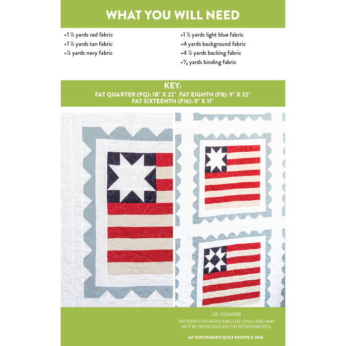 Stars & Stamps Quilt (Downloadable Sewing Pattern)