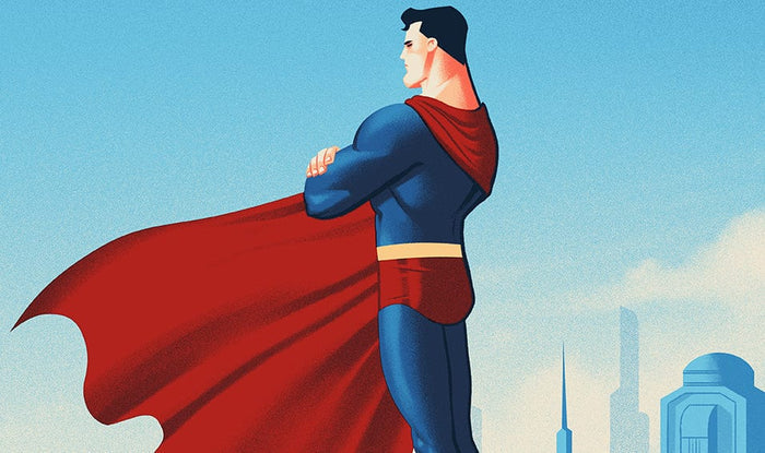 Superman: The Animated Series Screenprinted Poster