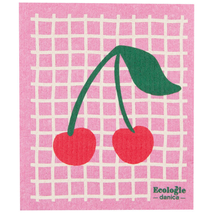 Swedish Dish Cloth - Very Cherry