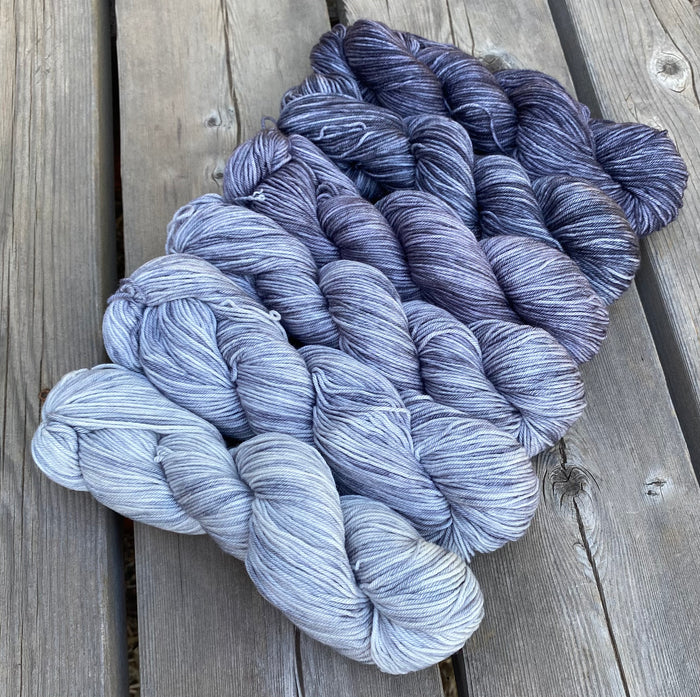 Talisman Fingering — Winter Gradient Set of (6) 2 oz skeins. 20% OFF!