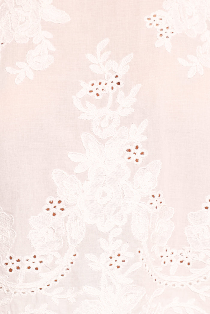 Petal and Pup USA TOPS Tanis Embroidered Top - White