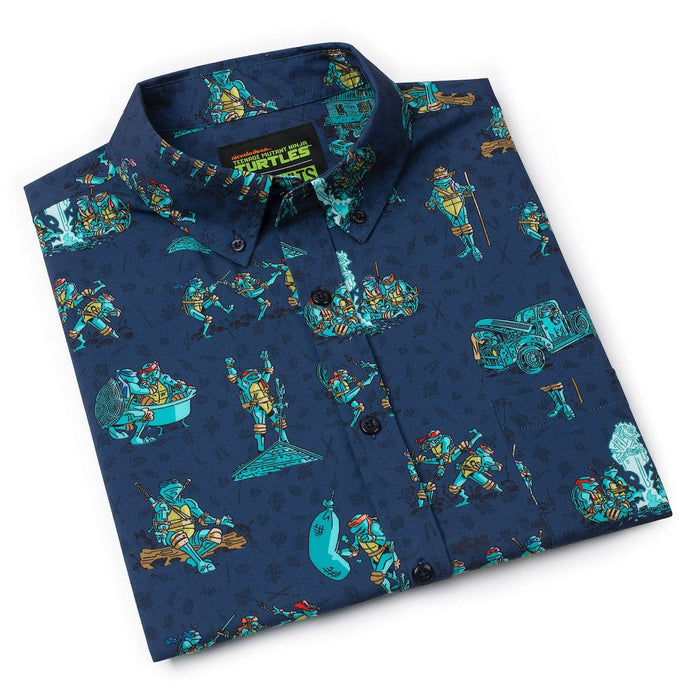 RSVLTS Nickelodeon Short Sleeve Shirt Teenage Mutant Ninja Turtles "It's Time to Go Back" – KUNUFLEX Short Sleeve Shirt Teenage Mutant Ninja Turtles "It's Time to Go Back" – KUNUFLEX Short Sleeve Shirt