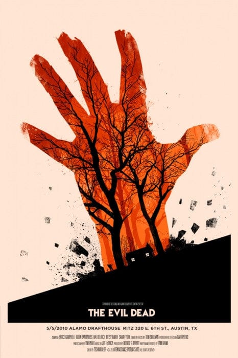 The Evil Dead Olly Moss Olly Moss poster