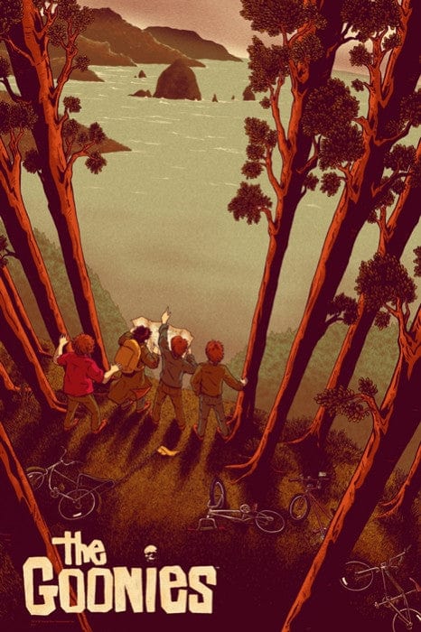 The Goonies James Flames poster