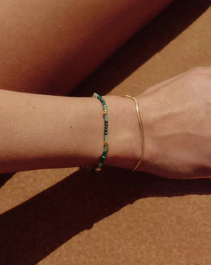 Thin Snake Chain Bracelet | 18k Gold Plated Bracelets Missoma