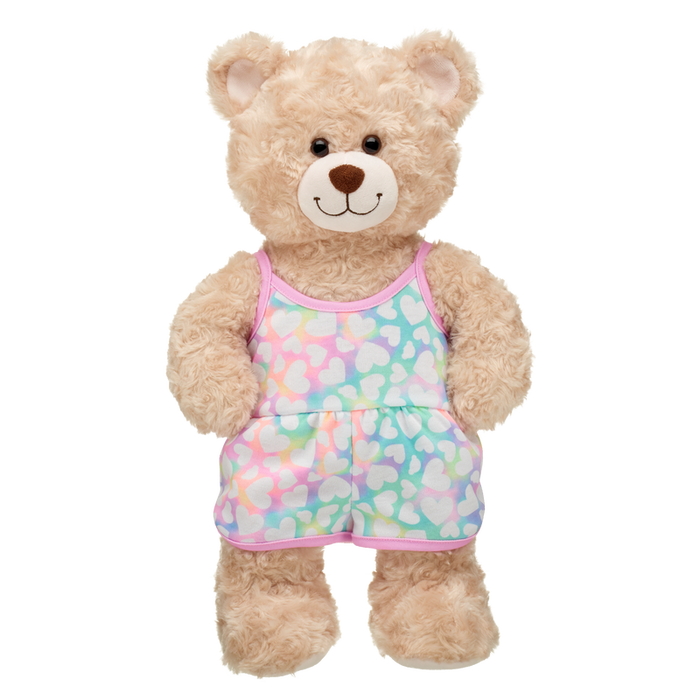Tie-Dye Hearts Romper