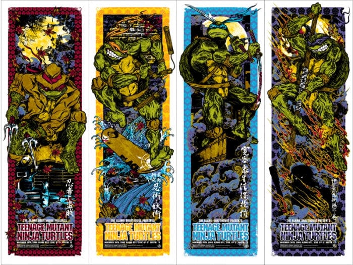 TMNT 4 Poster Set Rhys Cooper poster