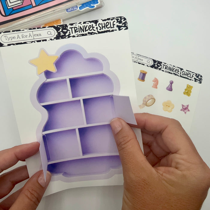 Trinket Shelf Jumbo Journaling Interactive Sticker