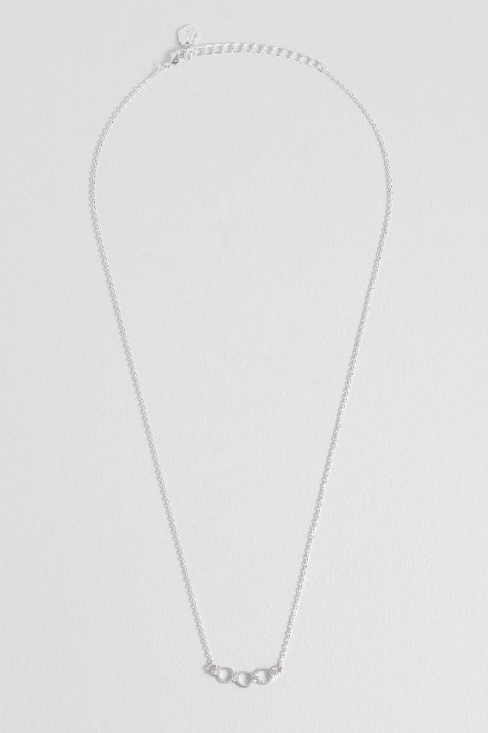 Triple Disc CZ Necklace