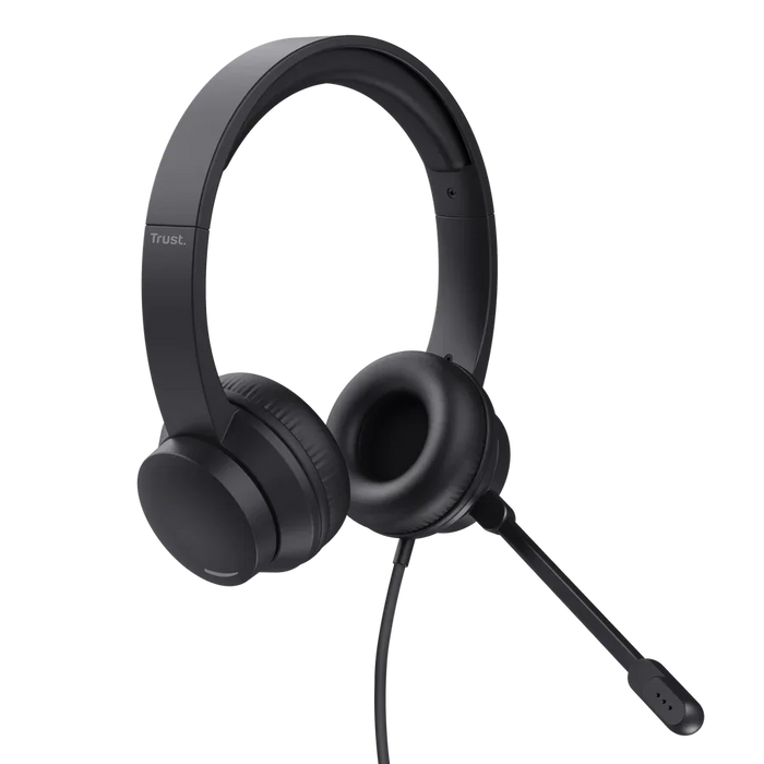 Trust Ayda USB PC Headset – Lightweight On-Ear with USB Connection