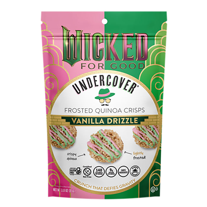 Undercover Quinoa Frosted Vanilla Drizzle Snacks - 12 Count