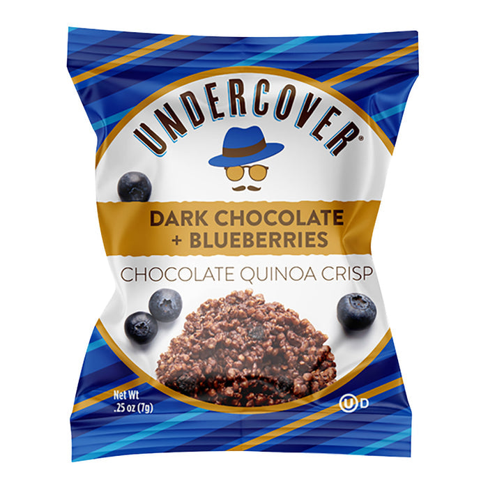Undercover Quinoa Mini Dark Chocolate and Blueberries Snack Bags - 125 Count